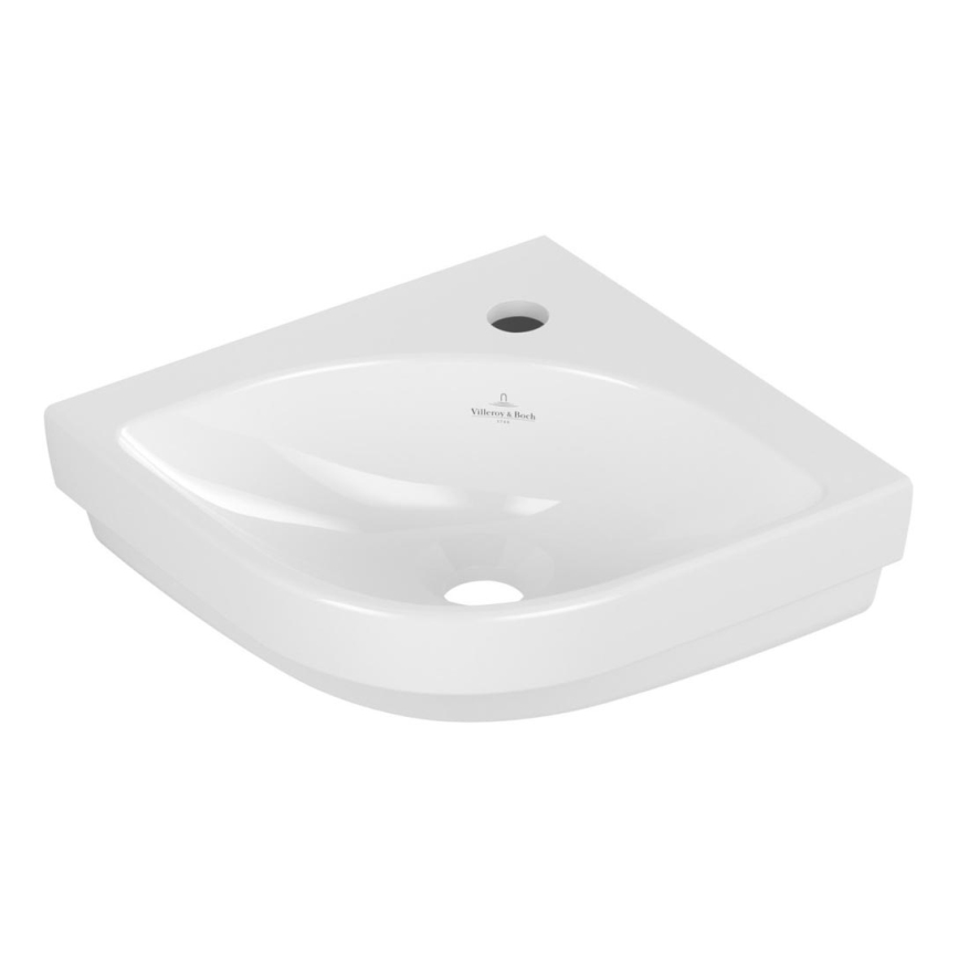Villeroy & Boch 43714601 - Rohové závěsné umyvadlo SUBWAY 3.0 32x32 cm keramika/bílá