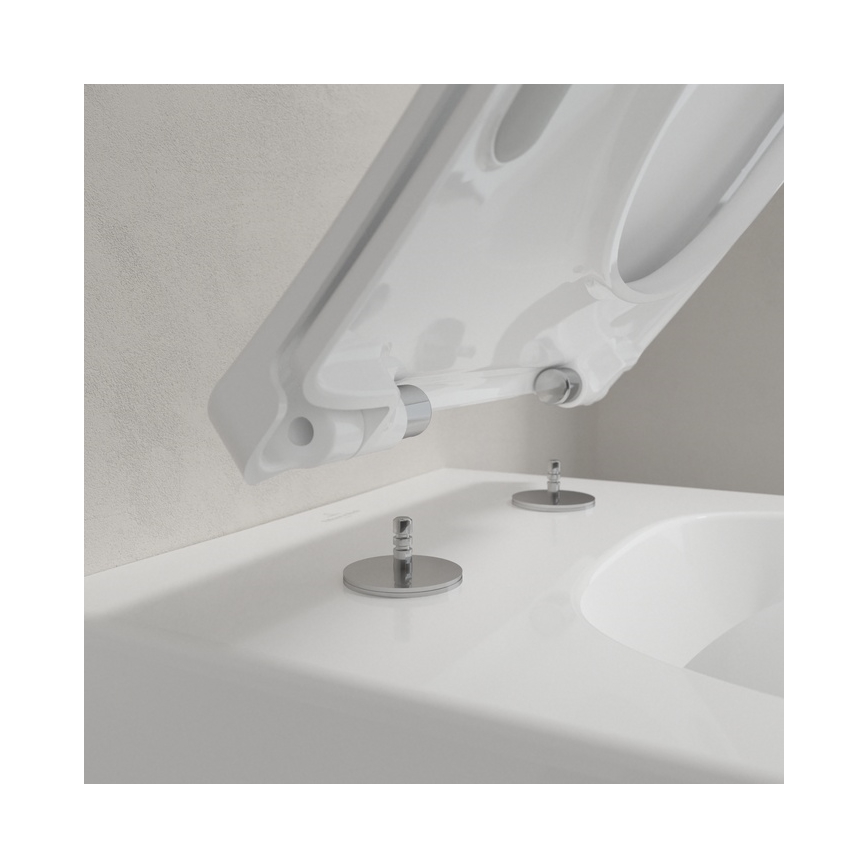 Villeroy & Boch 4611RL01 - Závěsné WC s prkénkem SoftClose VENTICELLO keramika/bílá