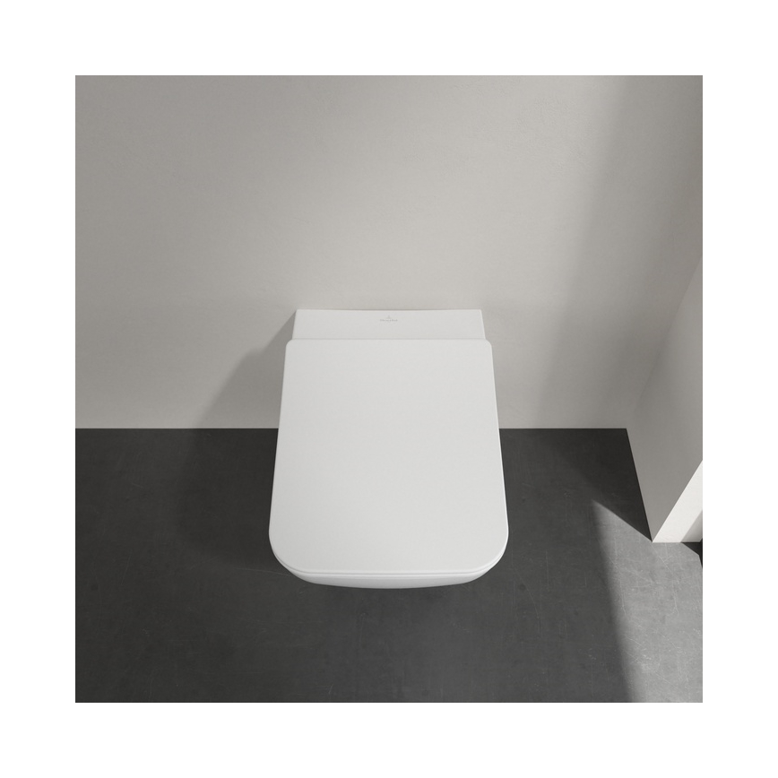 Villeroy & Boch 4611RLR1 - Závěsné WC s prkénkem SoftClose VENTICELLO keramika/bílá