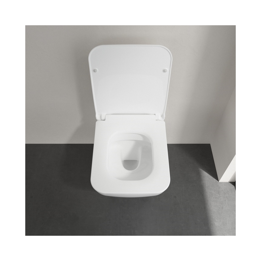 Villeroy & Boch 4611RLR1 - Závěsné WC s prkénkem SoftClose VENTICELLO keramika/bílá