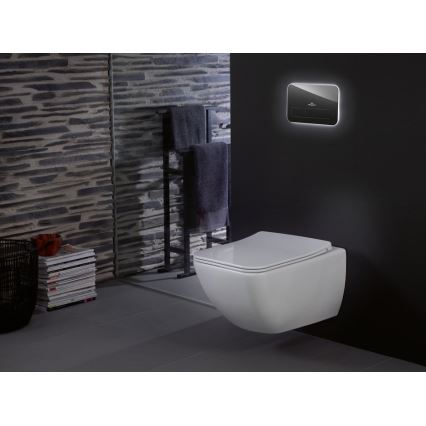Villeroy & Boch 4611RLR1 - Závěsné WC s prkénkem SoftClose VENTICELLO keramika/bílá