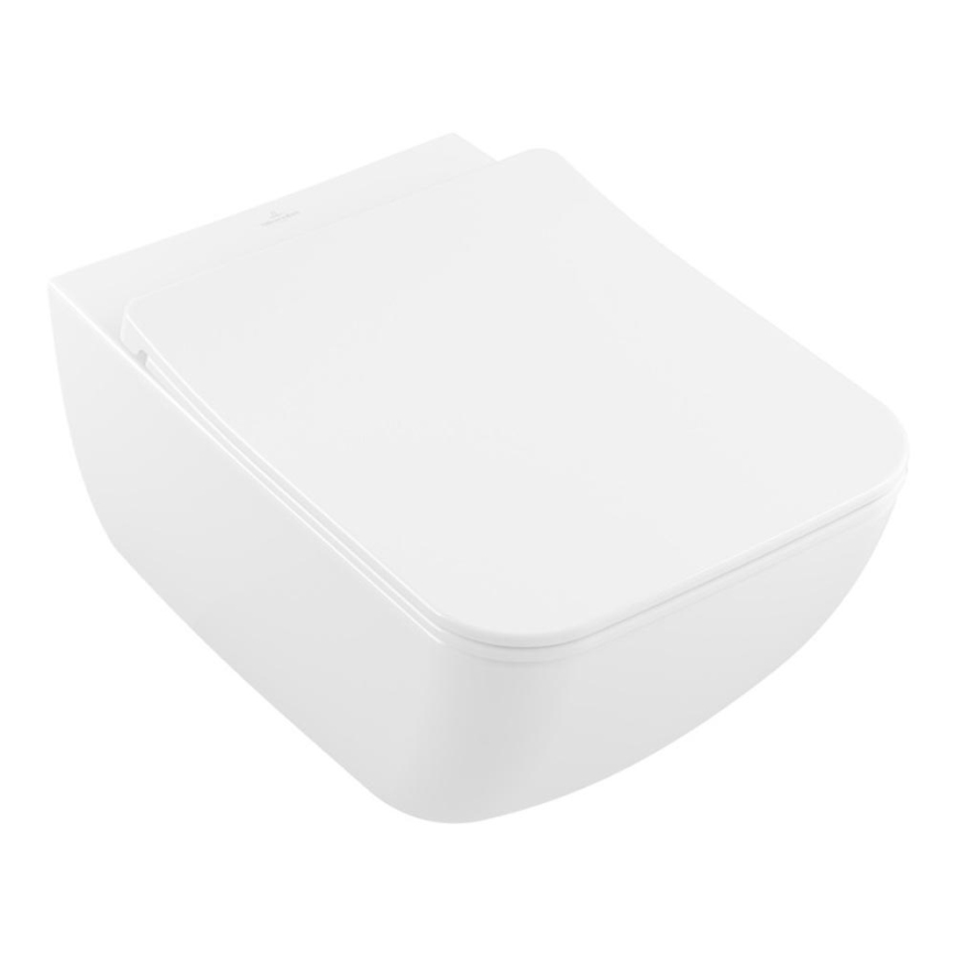 Villeroy & Boch 4611RLR1 - Závěsné WC s prkénkem SoftClose VENTICELLO keramika/bílá