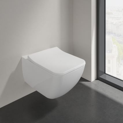 Villeroy & Boch 4611RS01 - Závěsné WC s prkénkem SoftClose VENTICELLO keramika/bílá