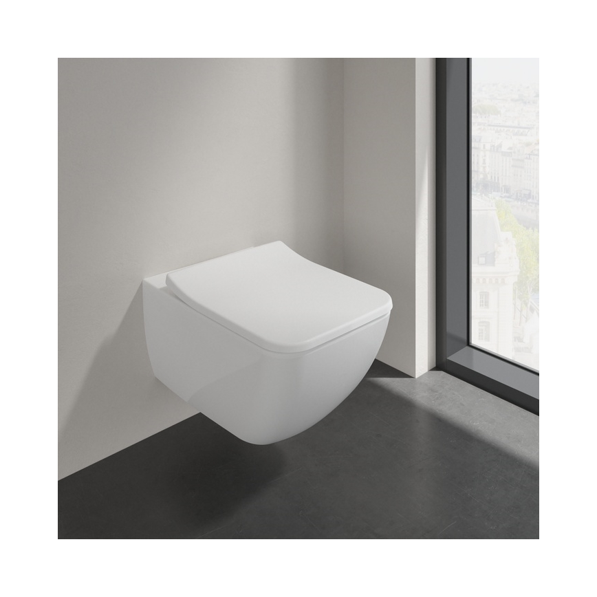 Villeroy & Boch 4611RS01 - Závěsné WC s prkénkem SoftClose VENTICELLO keramika/bílá