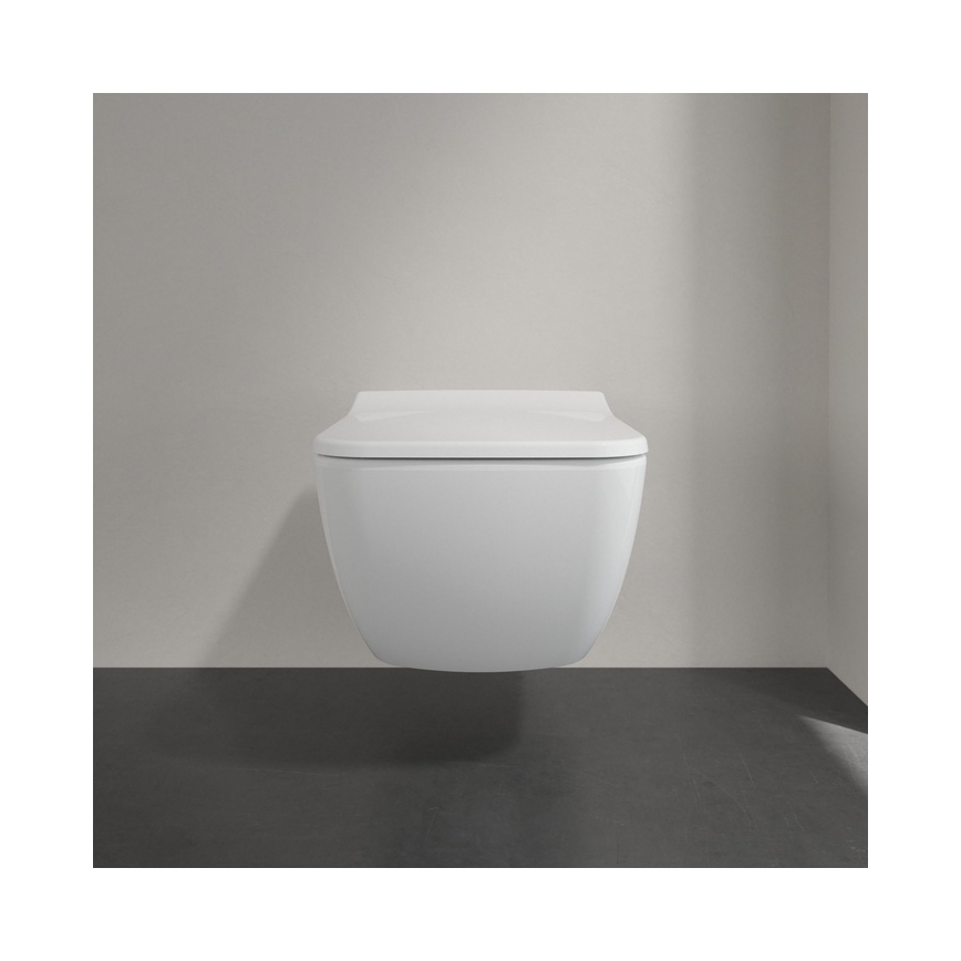 Villeroy & Boch 4611RS01 - Závěsné WC s prkénkem SoftClose VENTICELLO keramika/bílá