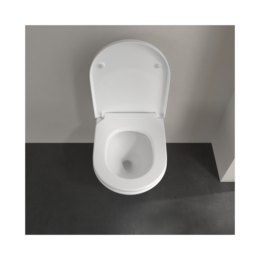 Villeroy & Boch 4670T0RW - Závěsné WC SUBWAY 3.0 keramika/bílá