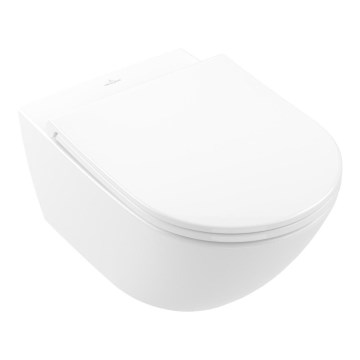 Villeroy & Boch 4670T9R1 - Závěsné WC s prkénkem SoftClose SUBWAY 3.0 keramika/bílá