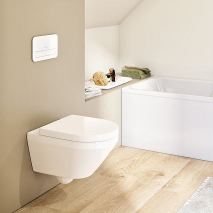 Villeroy & Boch 4694CLR1 - Závěsné WC s prkénkem SoftClose ARCHITECTURA keramika/bílá