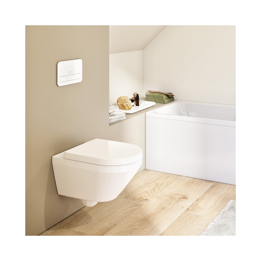 Villeroy & Boch 4694CLR1 - Závěsné WC s prkénkem SoftClose ARCHITECTURA keramika/bílá