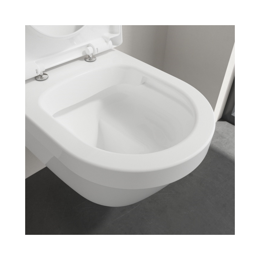 Villeroy & Boch 4694HR01 - Závěsné WC s prkénkem SoftClose ARCHITECTURA keramika/bílá