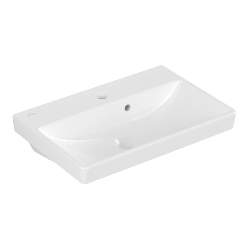 Villeroy & Boch 4A005501 - Závěsné umyvadlo AVENTO 55x37 cm keramika/bílá