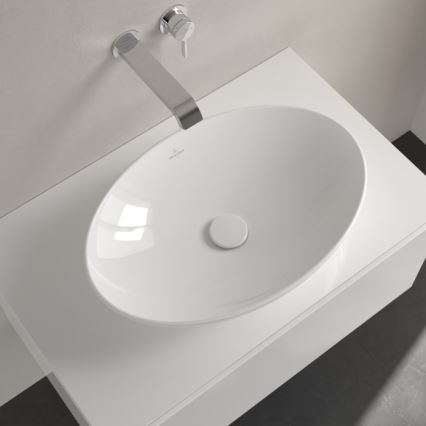 Villeroy & Boch 4A470101 - Umyvadlo na desku LOOP&FRIENDS 56x38 cm keramika/bílá