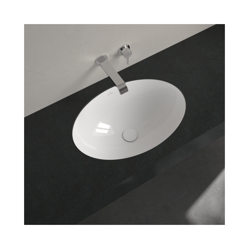 Villeroy & Boch 4A550001 - Zápustné umyvadlo LOOP&FRIENDS 56x38 cm keramika/bílá