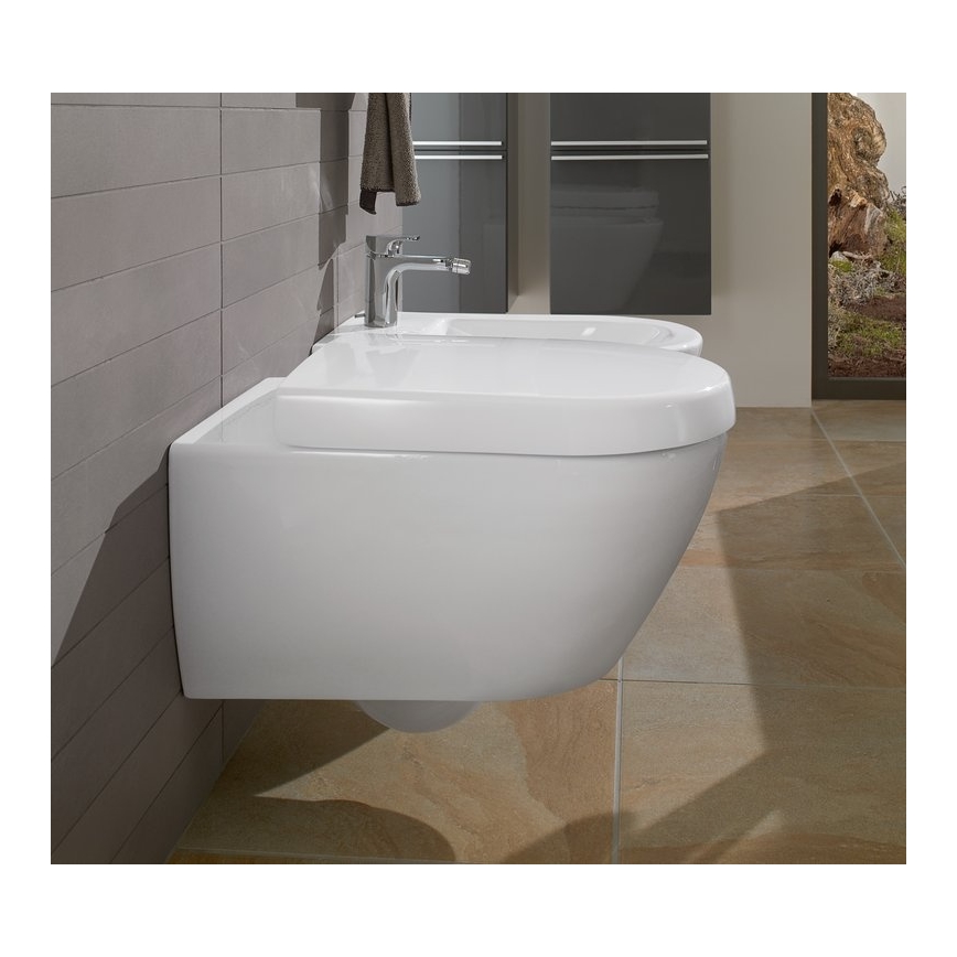 Villeroy & Boch 54000001 - Závěsný bidet SUBWAY 2.0 37x56 cm keramika/bílá