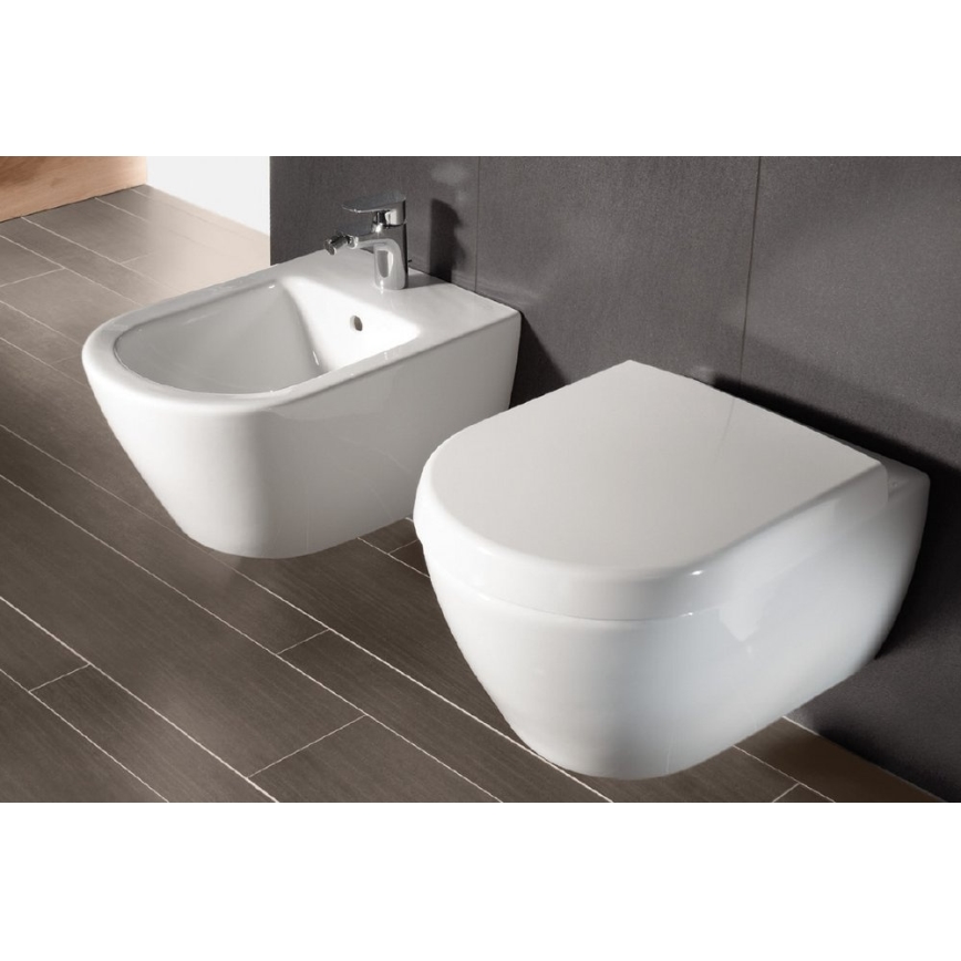 Villeroy & Boch 54000001 - Závěsný bidet SUBWAY 2.0 37x56 cm keramika/bílá