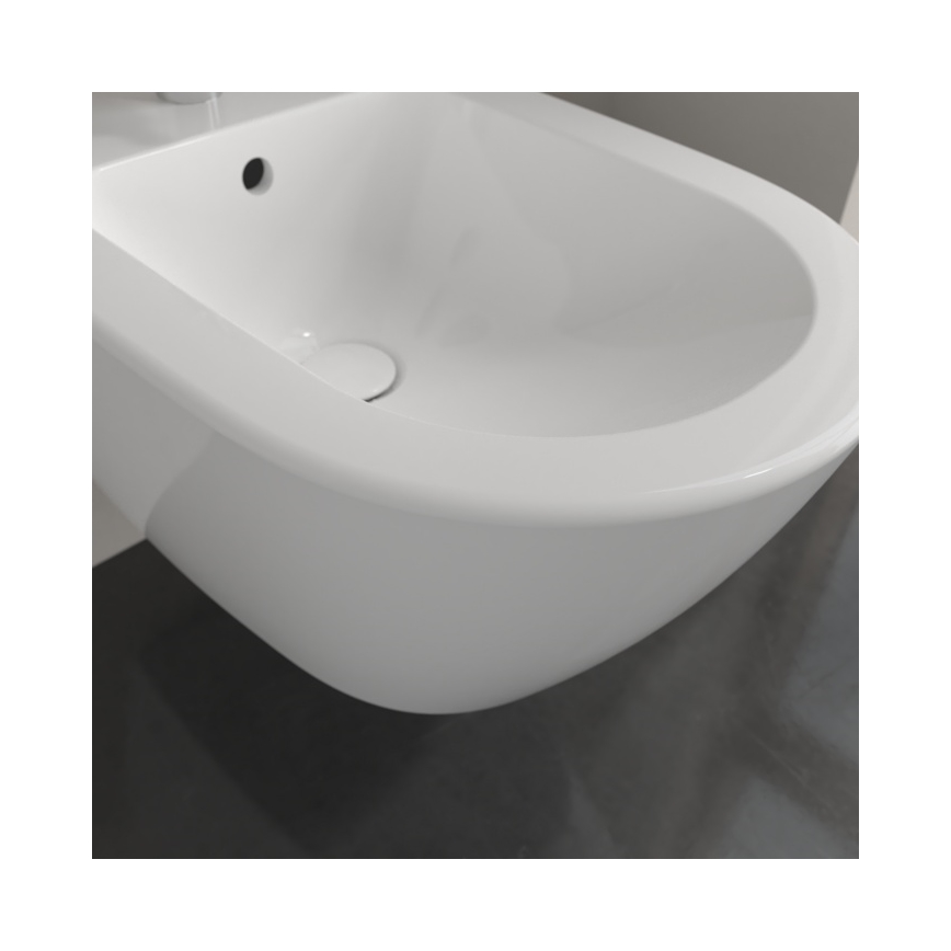 Villeroy & Boch 540000R1 - Závěsný bidet SUBWAY 2.0 37x56,5 cm keramika/bílá