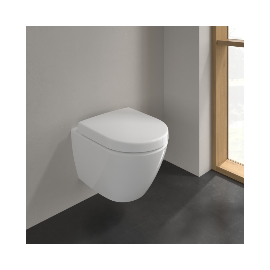 Villeroy & Boch 5606R0R1 - Závěsné WC SUBWAY 2.0 keramika/bílá