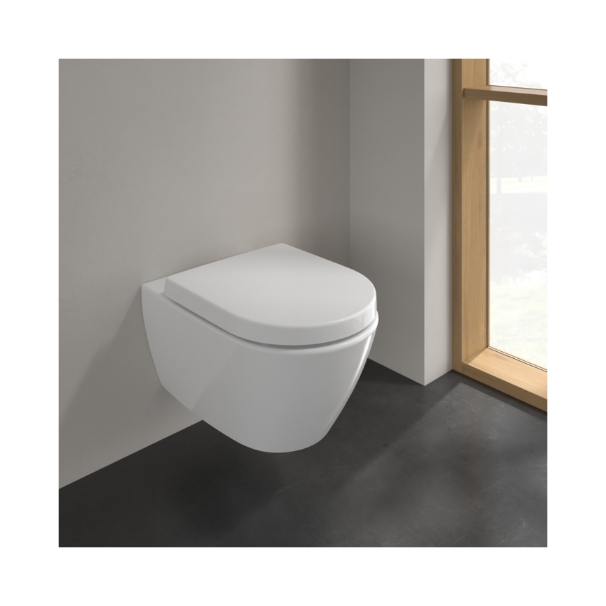 Villeroy & Boch 5614R001 - Závěsné WC SUBWAY 2.0 keramika/bílá
