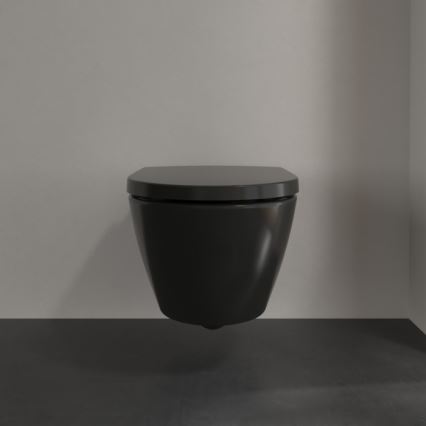 Villeroy & Boch 5614R0R7 - Závěsné WC SUBWAY keramika/černá