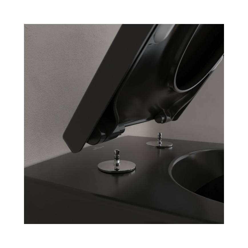 Villeroy & Boch 5614R0R7 - Závěsné WC SUBWAY keramika/černá