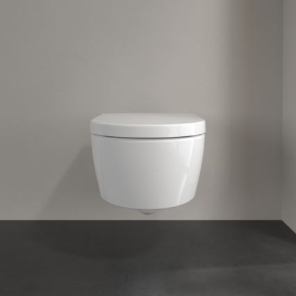 Villeroy & Boch 5656HR01 - Závěsné WC s prkénkem SoftClose AVENTO keramika/bílá