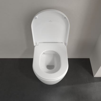 Villeroy & Boch 5656HR01 - Závěsné WC s prkénkem SoftClose AVENTO keramika/bílá