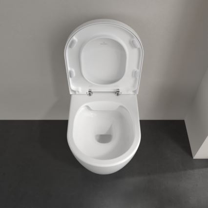 Villeroy & Boch 5656HR01 - Závěsné WC s prkénkem SoftClose AVENTO keramika/bílá