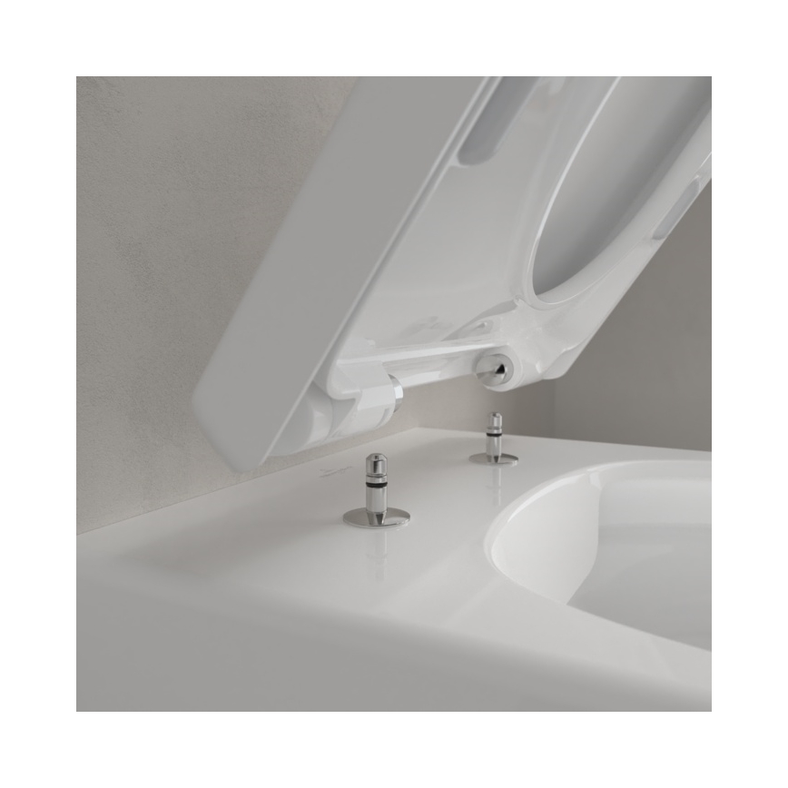 Villeroy & Boch 5656HR01 - Závěsné WC s prkénkem SoftClose AVENTO keramika/bílá