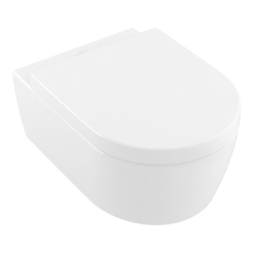 Villeroy & Boch 5656HR01 - Závěsné WC s prkénkem SoftClose AVENTO keramika/bílá