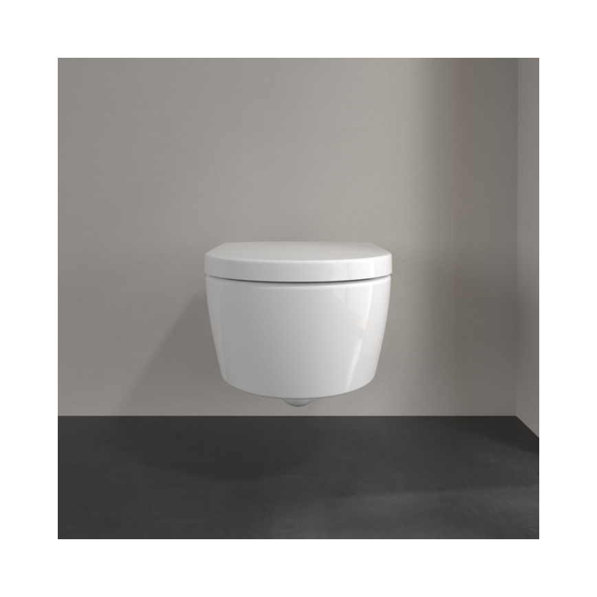 Villeroy & Boch 5656HRR1 - Závěsné WC s prkénkem SoftClose AVENTO keramika/bílá