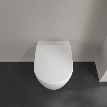 Villeroy & Boch 5656HRRW - Závěsné WC s prkénkem SoftClose AVENTO keramika/bílá