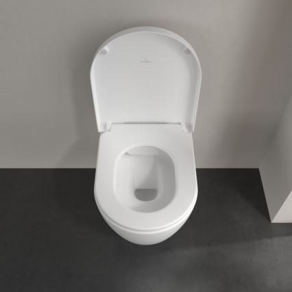 Villeroy & Boch 5656HRRW - Závěsné WC s prkénkem SoftClose AVENTO keramika/bílá