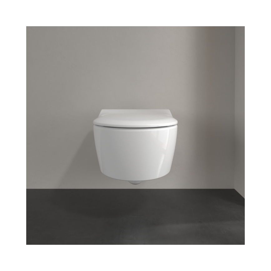 Villeroy & Boch 5656RS01 - Závěsné WC s prkénkem SoftClose AVENTO keramika/bílá