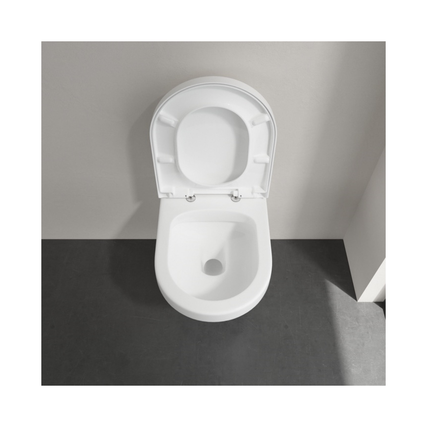Villeroy & Boch 5684HRR1 - Závěsné WC s prkénkem SoftClose ARCHITECTURA keramika/bílá