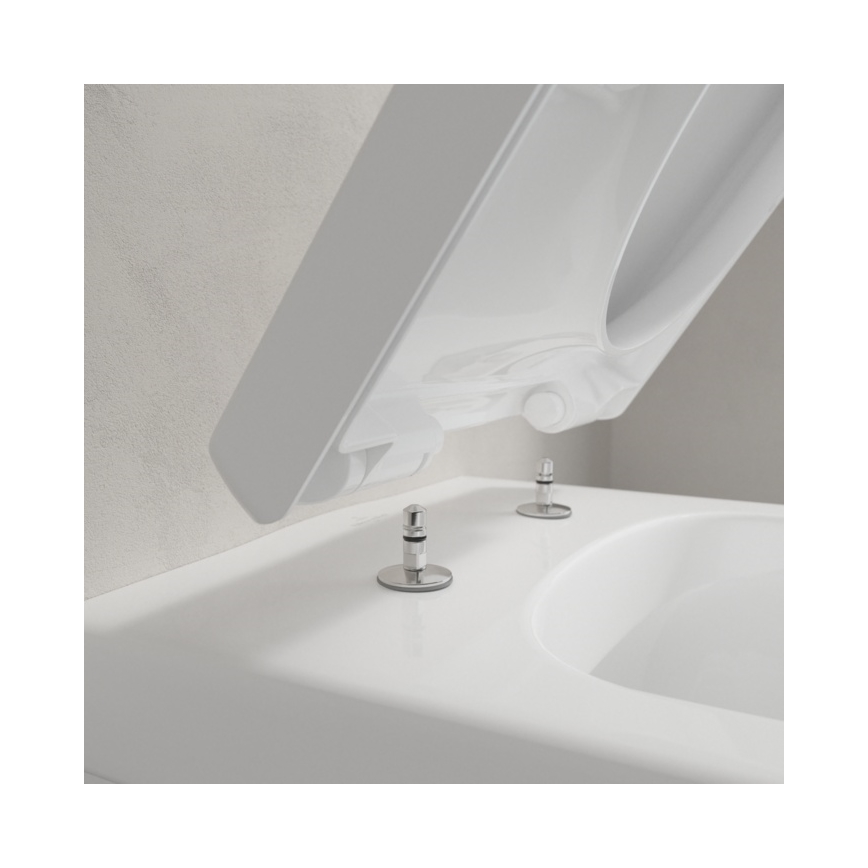 Villeroy & Boch 5684HRR1 - Závěsné WC s prkénkem SoftClose ARCHITECTURA keramika/bílá