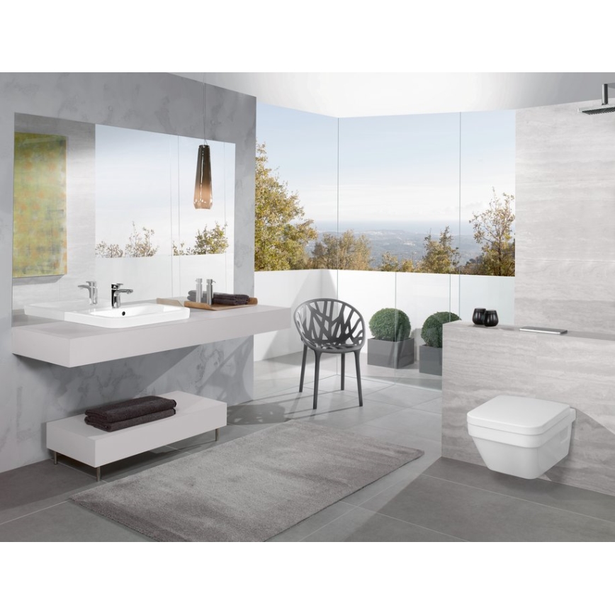 Villeroy & Boch 5685HR01 - Závěsné WC s prkénkem SoftClose ARCHITECTURA keramika/bílá