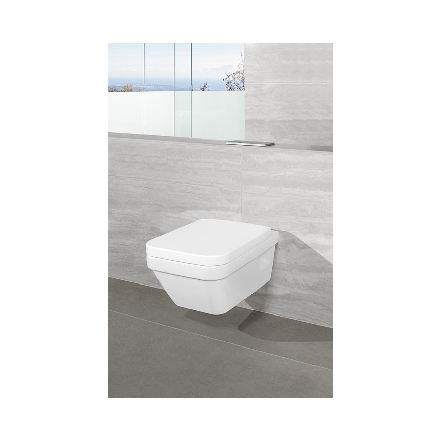 Villeroy & Boch 5685HR01 - Závěsné WC s prkénkem SoftClose ARCHITECTURA keramika/bílá