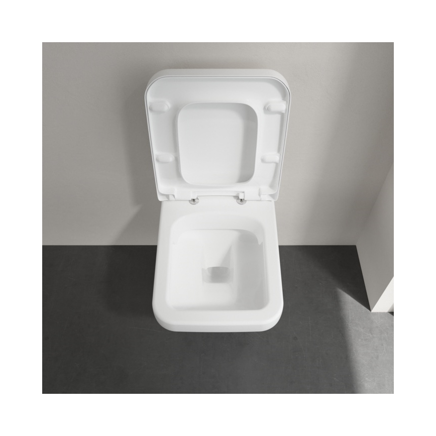 Villeroy & Boch 5685HR01 - Závěsné WC s prkénkem SoftClose ARCHITECTURA keramika/bílá