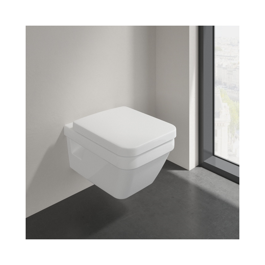 Villeroy & Boch 5685HR01 - Závěsné WC s prkénkem SoftClose ARCHITECTURA keramika/bílá