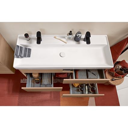 Villeroy & Boch 680800RW - Umyvadlová výpusť bílá/lesklý chrom