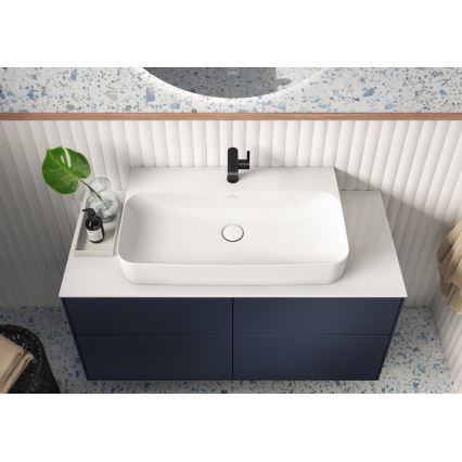 Villeroy & Boch 680800RW - Umyvadlová výpusť bílá/lesklý chrom