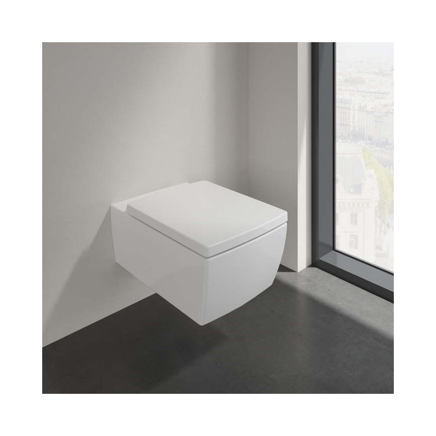 Villeroy & Boch 8M24S101 - Záchodové prkénko SoftClose MEMENTO 2.0 bílá