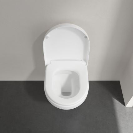 Villeroy & Boch 8M42S101 - Záchodové prkénko SoftClose SUBWAY 3.0 bílá