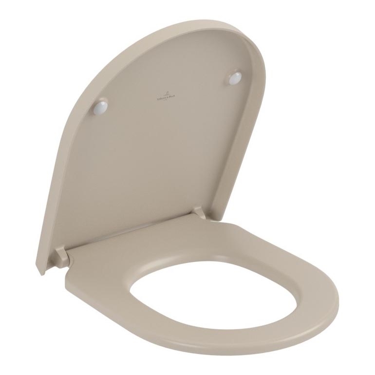 Villeroy & Boch 8M42S1AM - Záchodové prkénko SoftClose SUBWAY 3.0 béžová