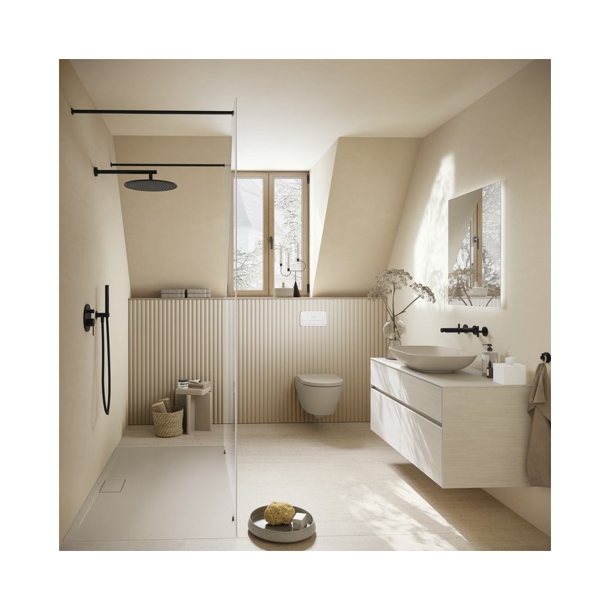 Villeroy & Boch 8M42S1AM - Záchodové prkénko SoftClose SUBWAY 3.0 béžová