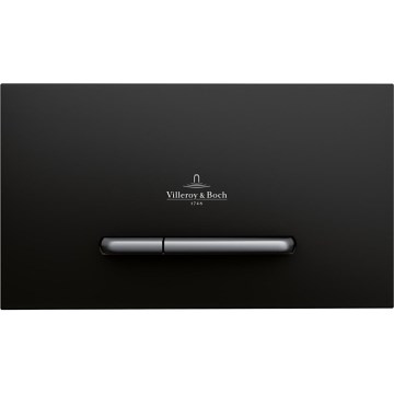 Villeroy & Boch 922169AN - Splachovací tlačítko VICONNECT matná černá/matný chrom