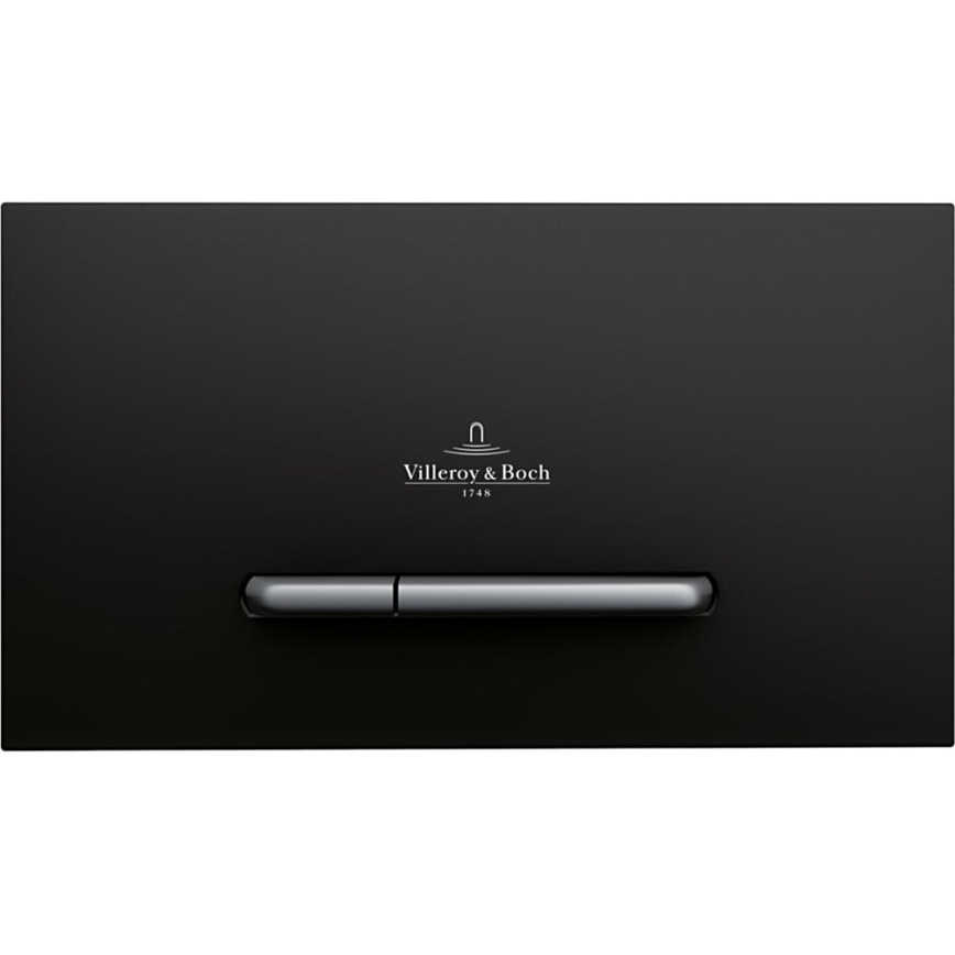 Villeroy & Boch 922169AN - Splachovací tlačítko VICONNECT matná černá/matný chrom