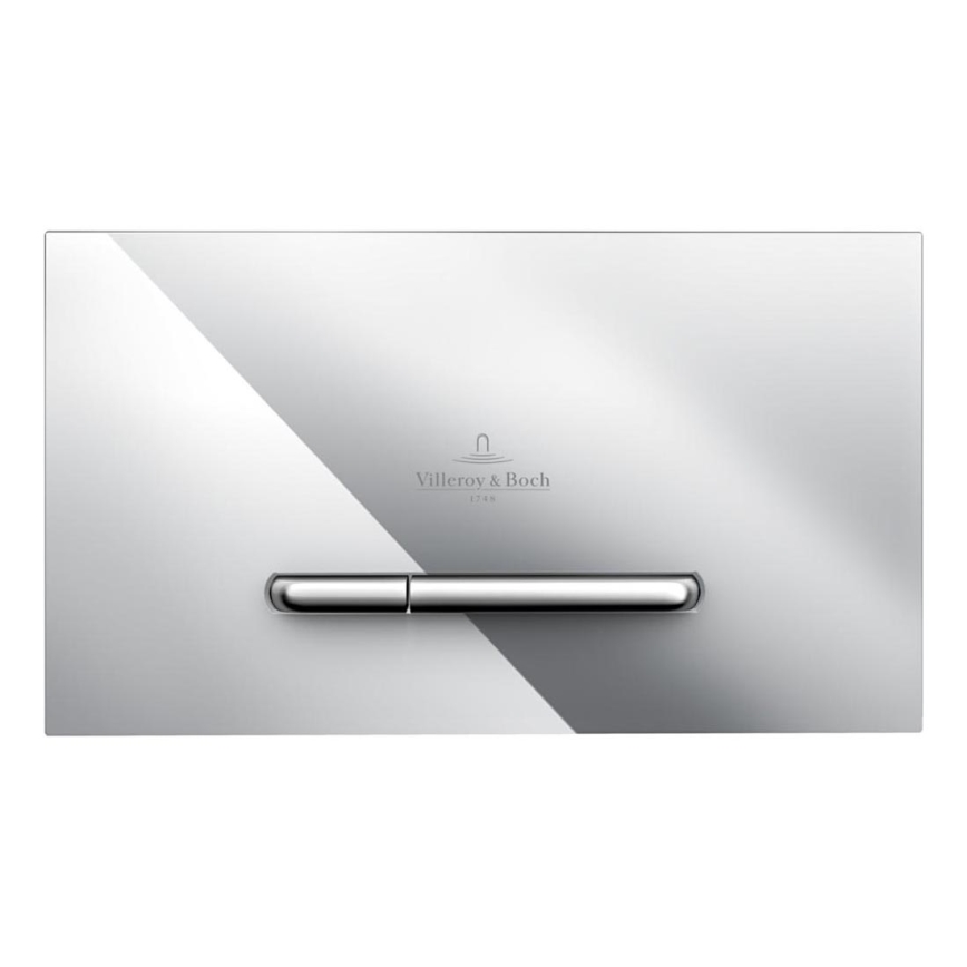 Villeroy & Boch 92218061 - Splachovací tlačítko VICONNECT lesklý chrom