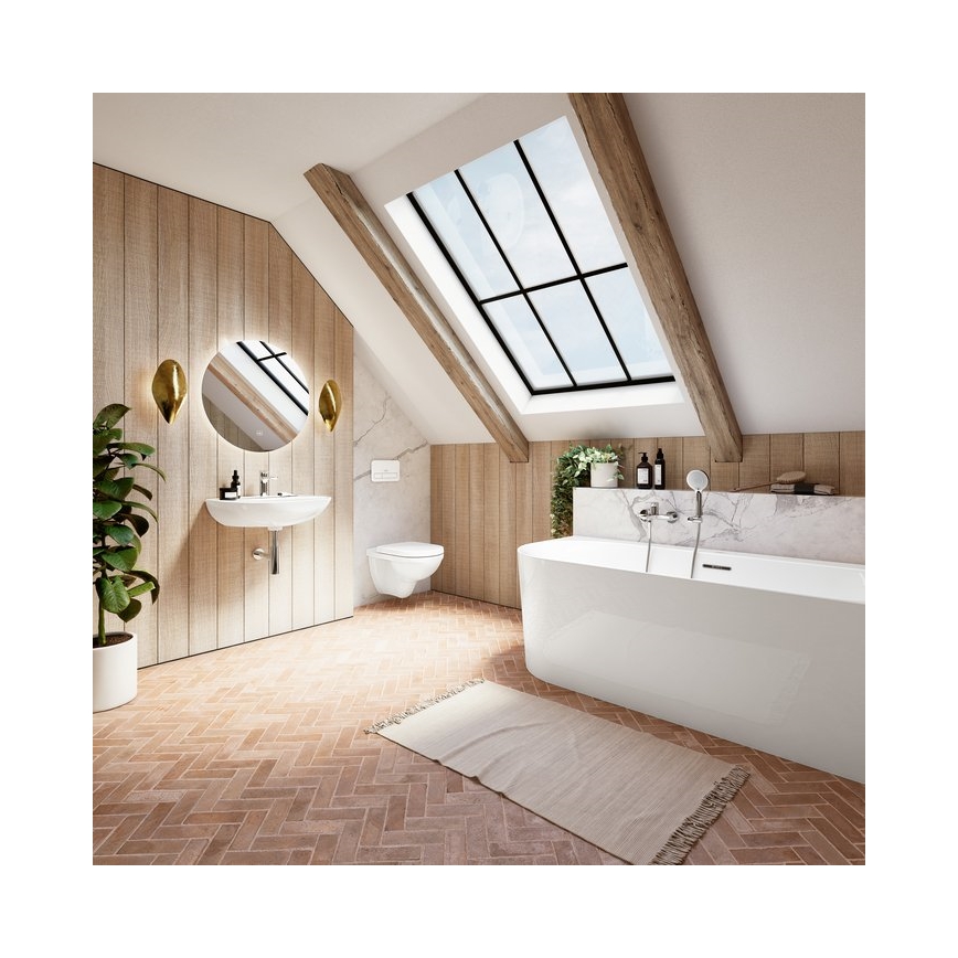 Villeroy & Boch 922400RE - Splachovací tlačítko VICONNECT lesklá bílá