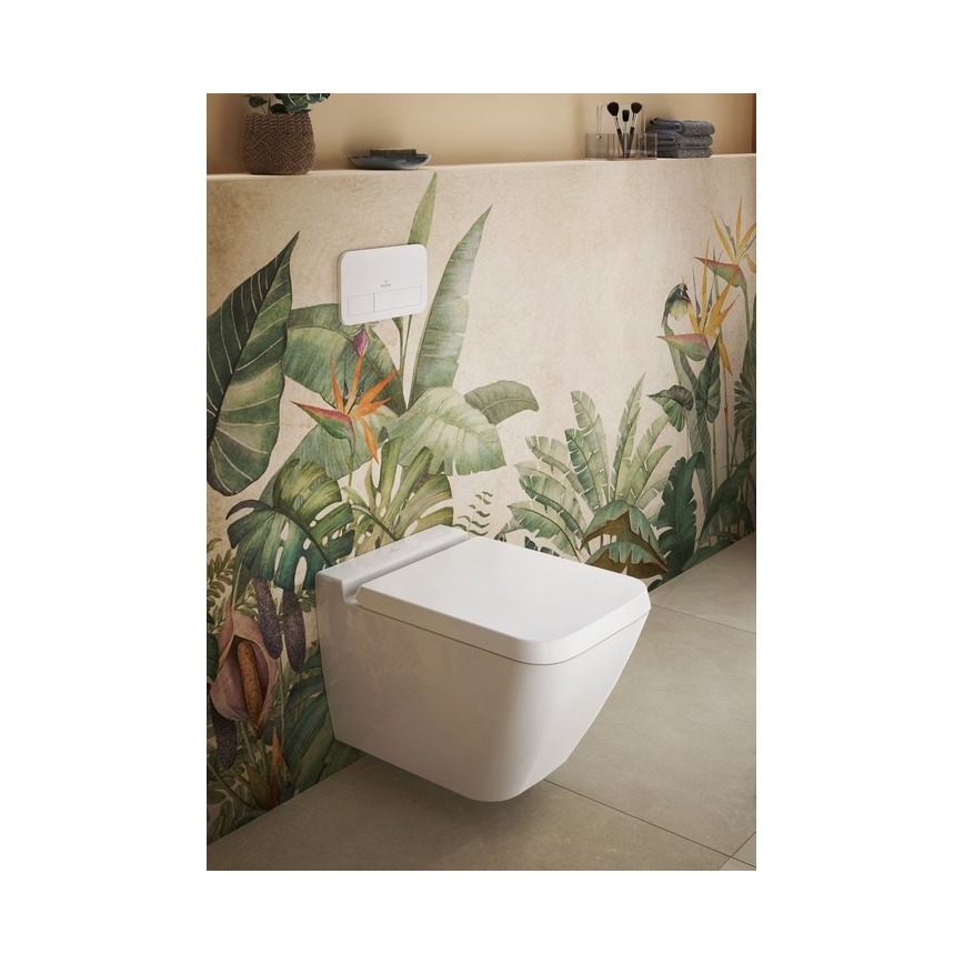 Villeroy & Boch 92249068 - Splachovací tlačítko VICONNECT bílá